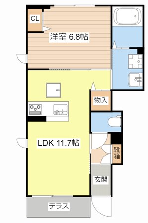 シャーメゾン杉山の物件間取画像